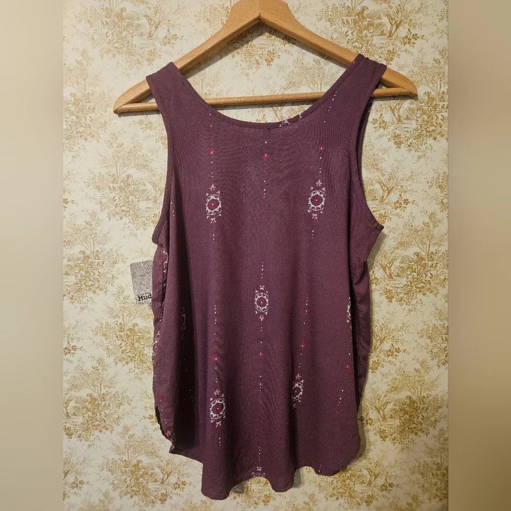 Xsmall Mudd Button Down Tank - Picture 3 of 10